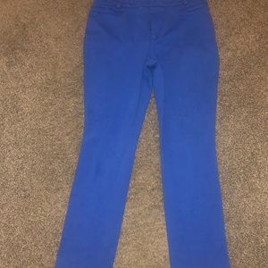 Blue crop pants